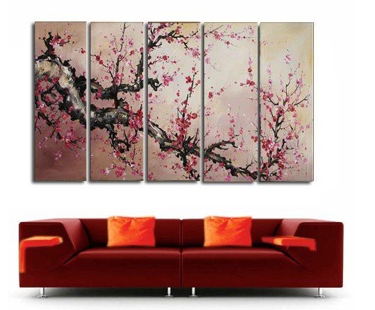 The-Plum-Blossom-Huge-5-Panels-Handpainted-Flower-Oil-Painting-on-Canvas-Wall-Art-Top-Home-4.jpg