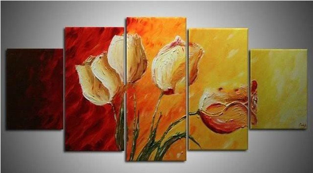 Free-Shipping--Huge-5-Panels-Handpainted-Oil-Painting-on-Canvas-Wall-Art-Top-Home-Decoration-3.jpg