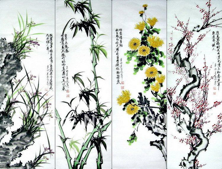 Free-shipping-4pcs-lot-100-hand-painted-font-b-Chinese-b-font-landscape-font-b-painting.jpg