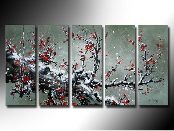 The-Plum-Blossom-Huge-5-Panels-Handmade-Modern-Flower-Oil-Painting-on-Canvas-Wall-Art-Top-3.jpg