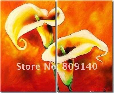 free-shipping-oil-font-b-painting-b-font-canvas-abstract-golden-font-b-Lily-b-font.jpg