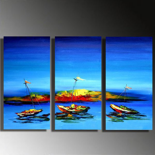 Free-Shipping--Handpainted-3-Panel-Wall-Art-Modern-Seascape-Oil-Painting-on-Canvas-Top-Home.jpg