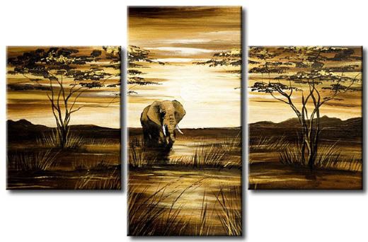 hand-painted-wall-art-African-grassland-big-font-b-elephant-b-font-decoration-abstract-Landscape-oil.jpg