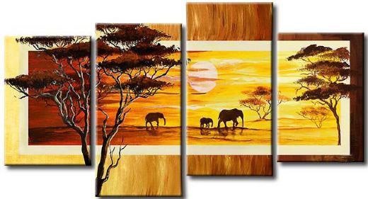 hand-painted-wall-tree-Grassland-sunshine-font-b-elephants-b-font-home-decoration-abstract-Landscape-oil.jpg