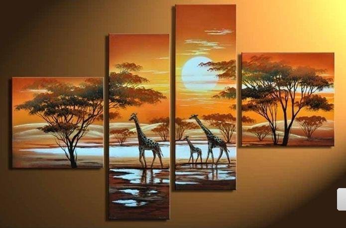 The-African-Impression--100-Handmade-Modern-Landscape-Oil-Painting-On-Canvas-Large-Wall-Art-Top-4.jpg