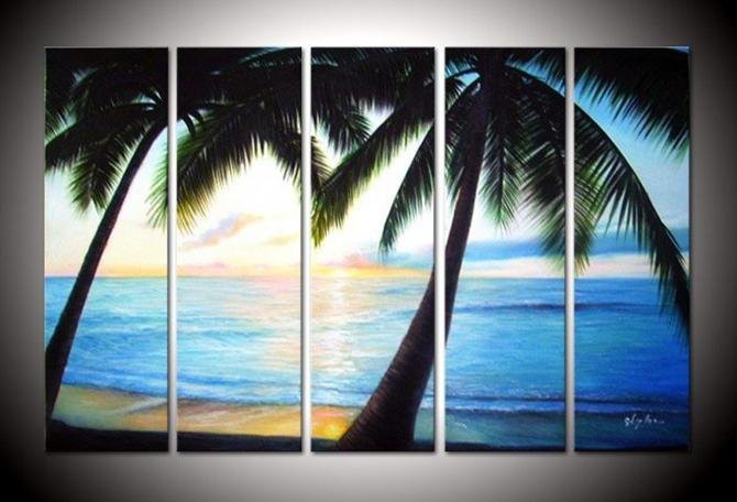 The-font-b-Palm-b-font-font-b-Tree-b-font-Free-Shipping-Huge-Handmade-Seascape.jpg