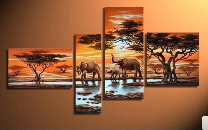 The-African-Impression--100-Handmade-Modern-Landscape-Oil-Painting-On-Canvas-Large-Wall-Art-Top-2.jpg