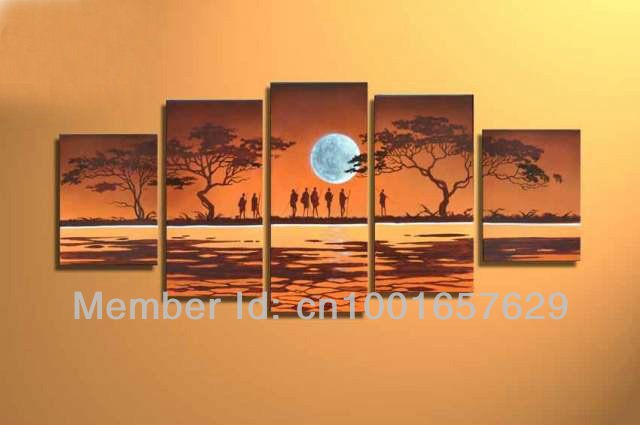 100-hand-painted-font-b-African-b-font-People-Life-Tree-Gold-oil-font-b-painting-1.jpg