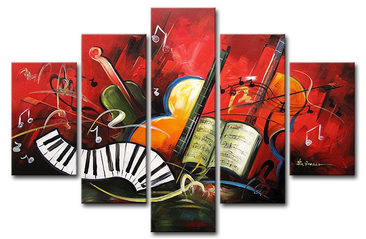 hand-painted-artwork-The-font-b-Music-b-font-score-High-Q-Wall-art-Decor-Landscape.jpg