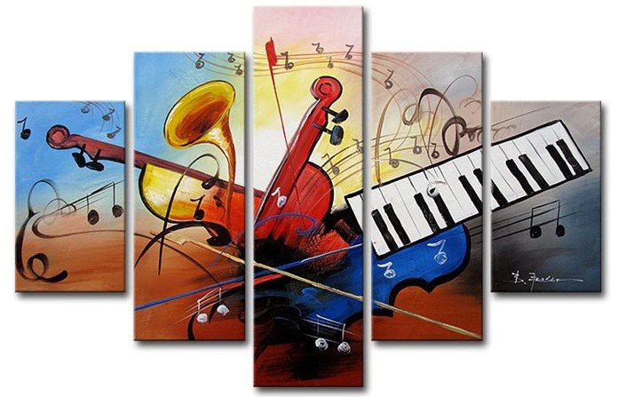 5-Panels-hand-painted-musical-instruments-artwork-Wall-Decor-font-b-Oil-b-font-font-b.jpg