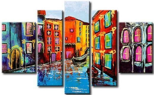 100-Hand-painted-Color-city-of-Venice-Water-town-font-b-boat-b-font-landscape-Wall.jpg