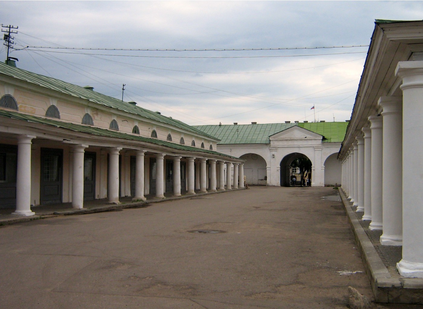 Торговые ряды.