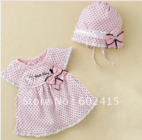 2011-summer-Baby-girl-hello-kitty-pink-dress-bow-three-sizes-80-90-95-dress-hat.jpg