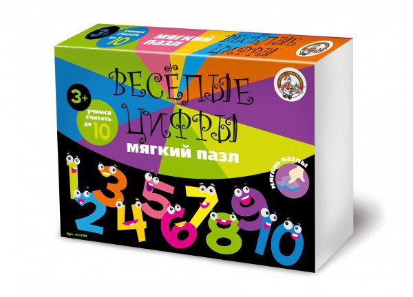 01308 Пазлы мяг.Веселы цифры 120,00 руб