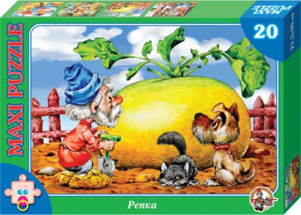00190 Пазлы макси Репка 20эл 72,0