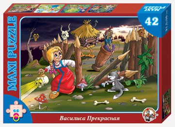 00258 Пазлы 42 эл (maxi) Василиса Прекрасная 72,0