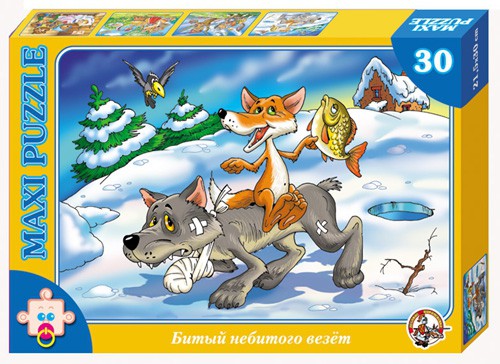00260 Пазлы 30эл.(maxi) Битый не битого везет 72,0