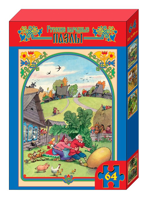 01090 Пазлы 64эл.(maxi) Репка 72,0