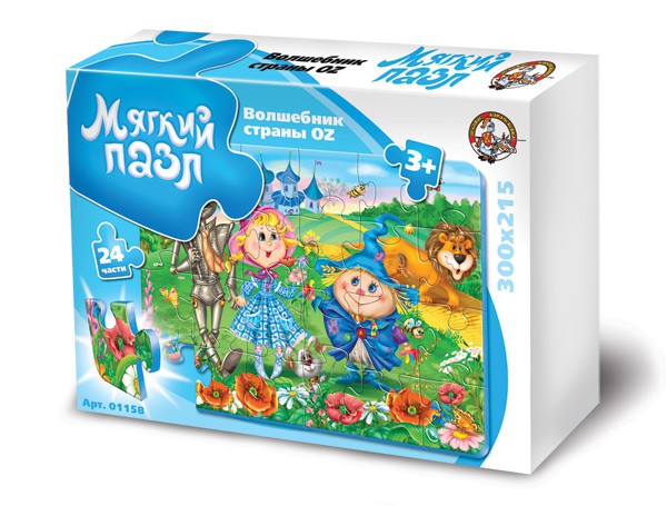 01158 Пазлы мяг.в кор.24 эл.Дороти в Восточной стране 60,0