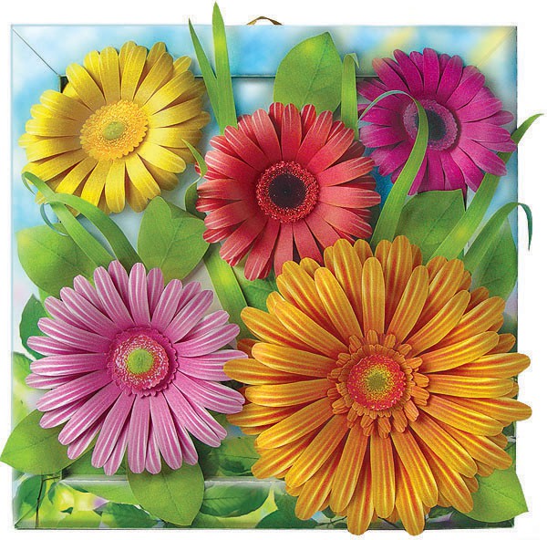 Набор для изготовления картины Герберы_152 руб.