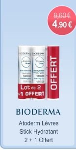 4,90    Bioderma  2 + 1 ( 1,65    )  