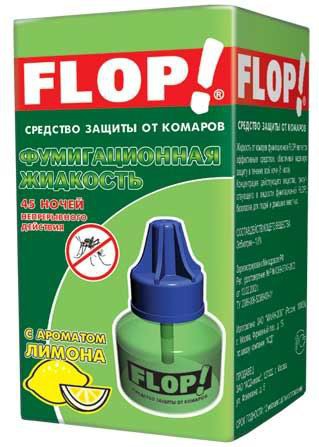 Жидкость от комаров FLOP! с ароматом зеленого лимона .jpg