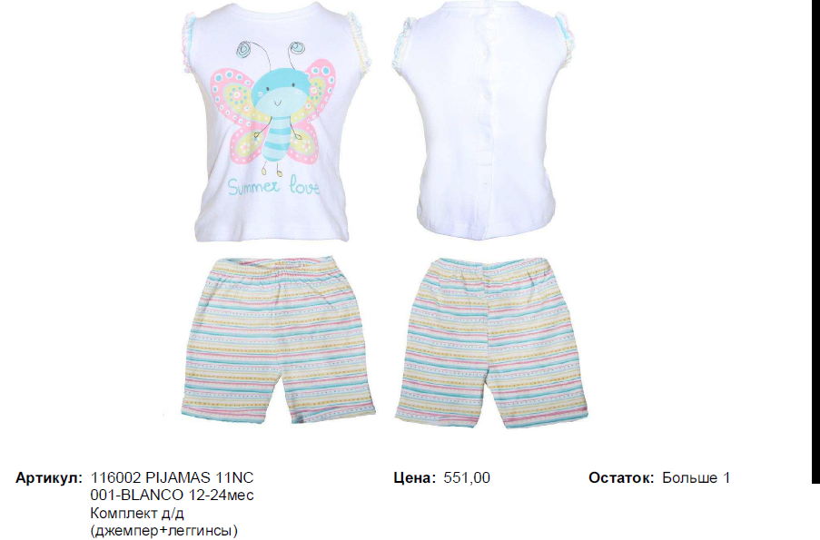 116002 PIJAMAS 11NC 001-BLANCO 12-24  / (+)