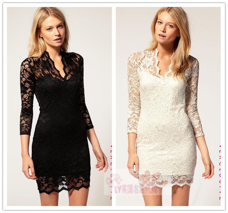 2013-Hot-Sales-Women-s-Knee-length-Sheath-V-Neck-Lace-Fashion-Casual-dresses-Lace-flower.jpg