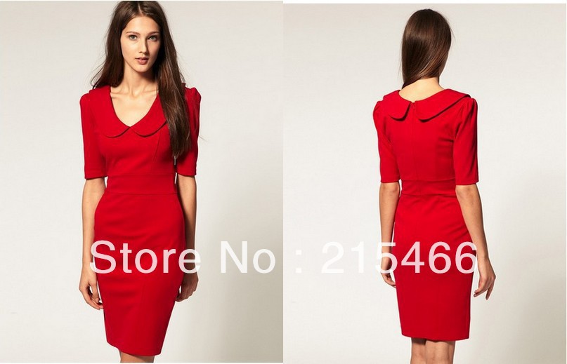 Free-Shipping-Lady-s-One-piece-Red-Spring-Summer-Autumn-Dress-Vintage-Turn-down-Collar-Knee.jpg