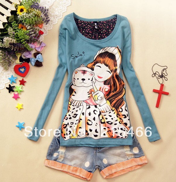 Free-Shipping-Spring-and-Autumn-Long-sleeve-Women-s-T-shirt-Basic-Shirt-Girl-s-Character.jpg