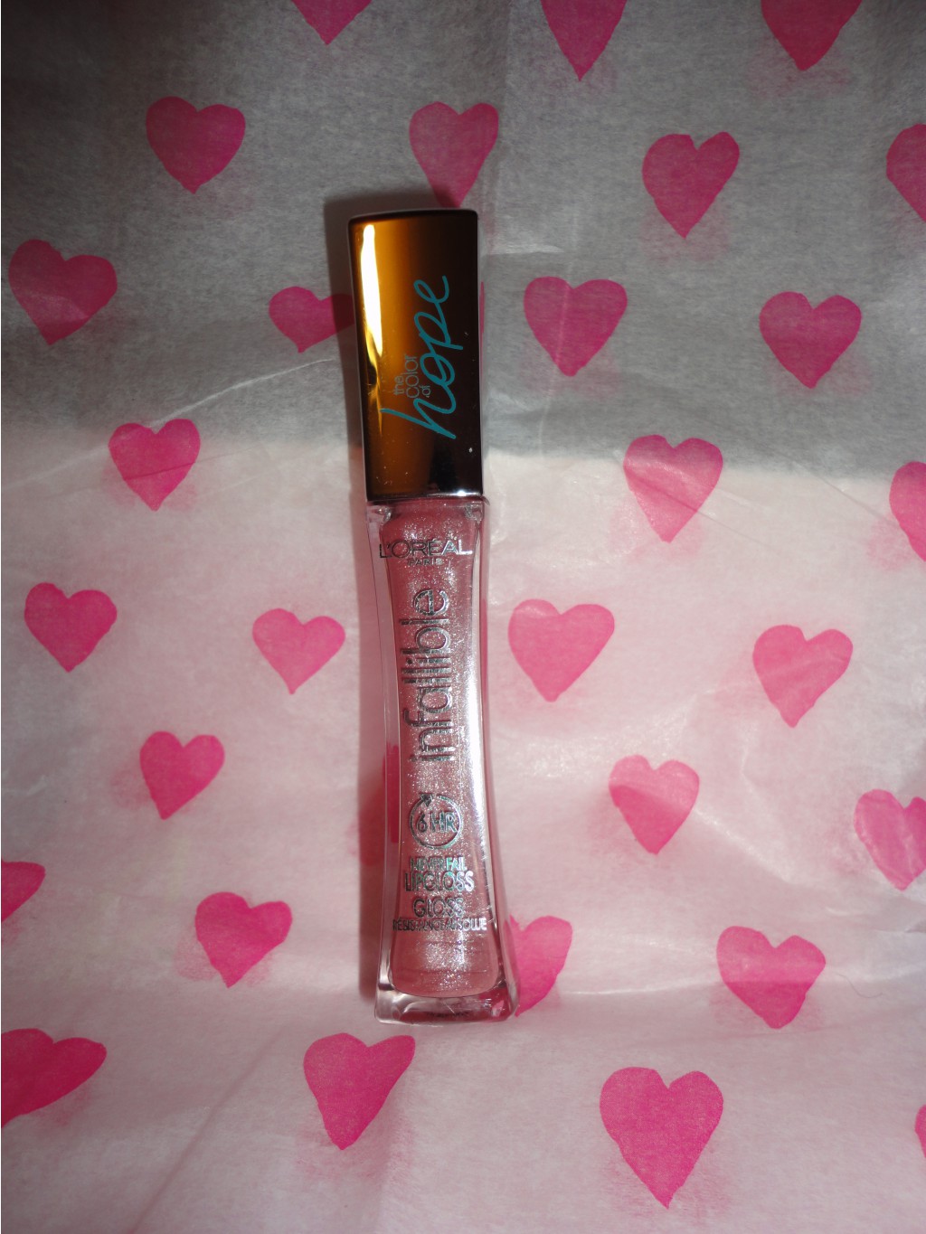 Loreal infallible 6hr never fail lipgloss 533  531; majestic mauve  color of hope (  ,      ̣)   , ,  100