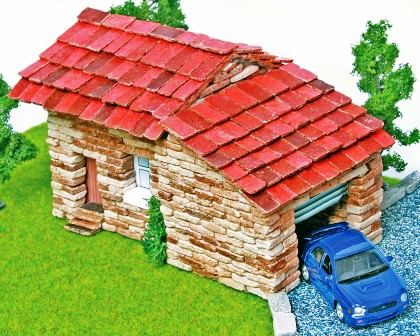 Одноэтажный дом с гаражом_345+%