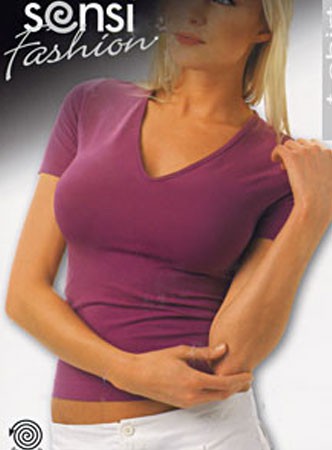 T-Shirt Scollo V Manica Corta  .jpg