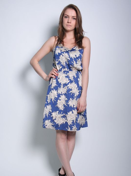 Cross Purpose blue flower платье 