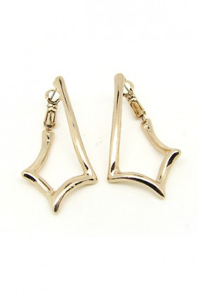 Elongate Triangle Earrings