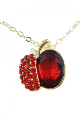 Red Apple Necklace 