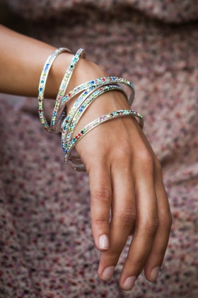 Multicoloured Crystal Bracelete