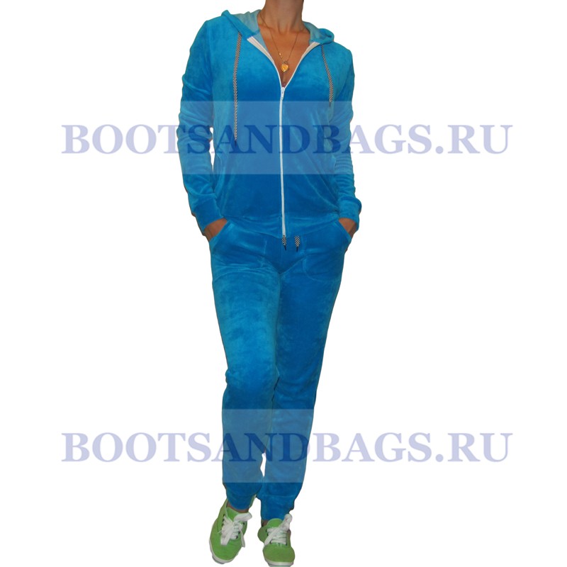 Спортивный костюм Ушки голубоой велюр 1290руб.jpg