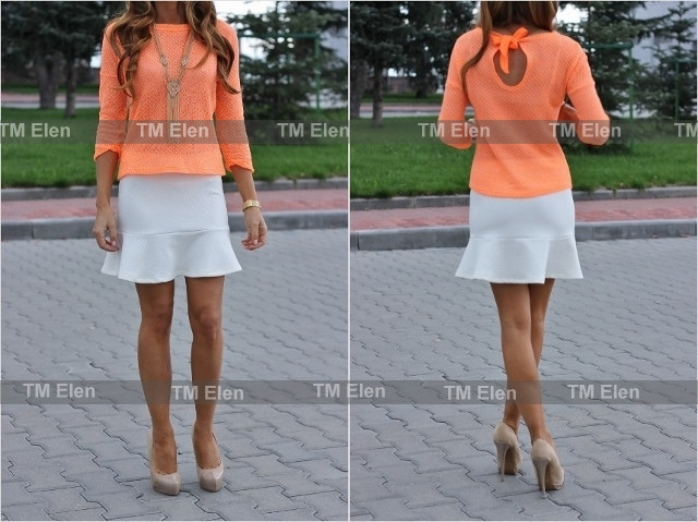 Юбка olivia белая. Цена 11 у.е.