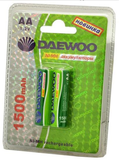 .  DAEWOO AA (1500mAh) NI-MH BL-2