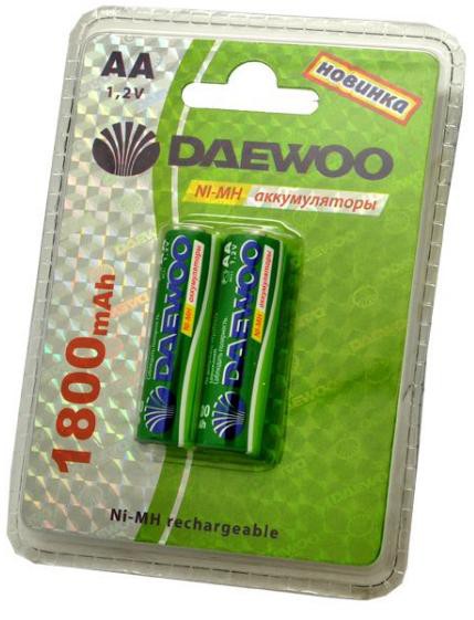 .          DAEWOO AA (1800mAh) NI-MH BL-2