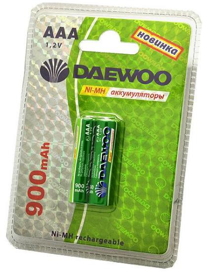 .   DAEWOO AAA ( 900mAh) NI-MH BL-2