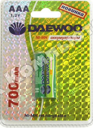 .   DAEWOO AAA ( 700mAh) NI-MH BL-2