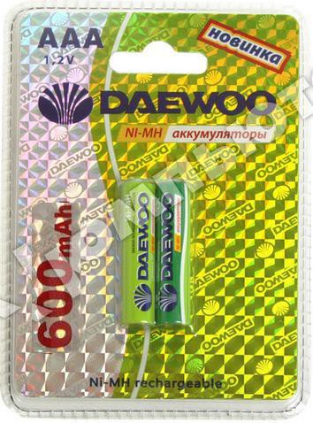 .  DAEWOO AAA ( 600mAh) NI-MH BL-2