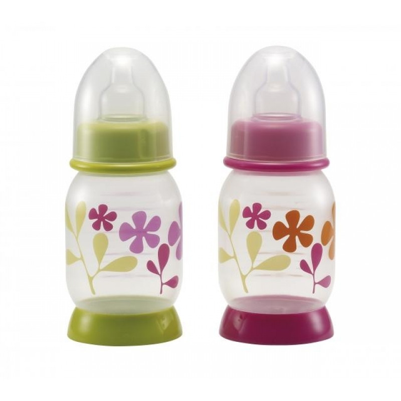 BEABA Feeding bottle 140ml, 260ml, 330ml (flowers)