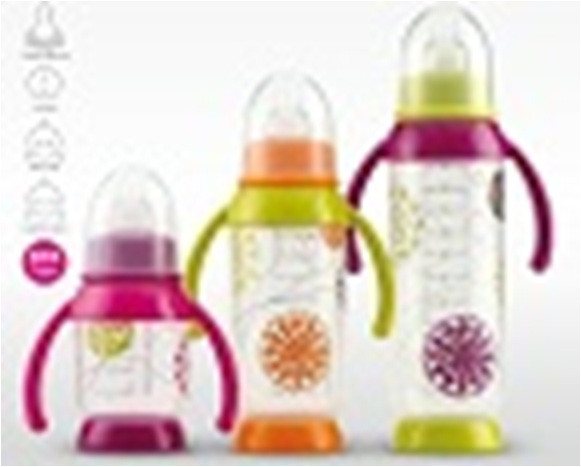 BEABA Feeding bottle with handles 140ml, 260ml, 330ml