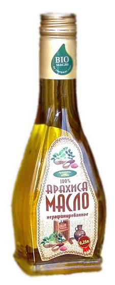 Масло арахисовое 100% 250мл 120,00р.