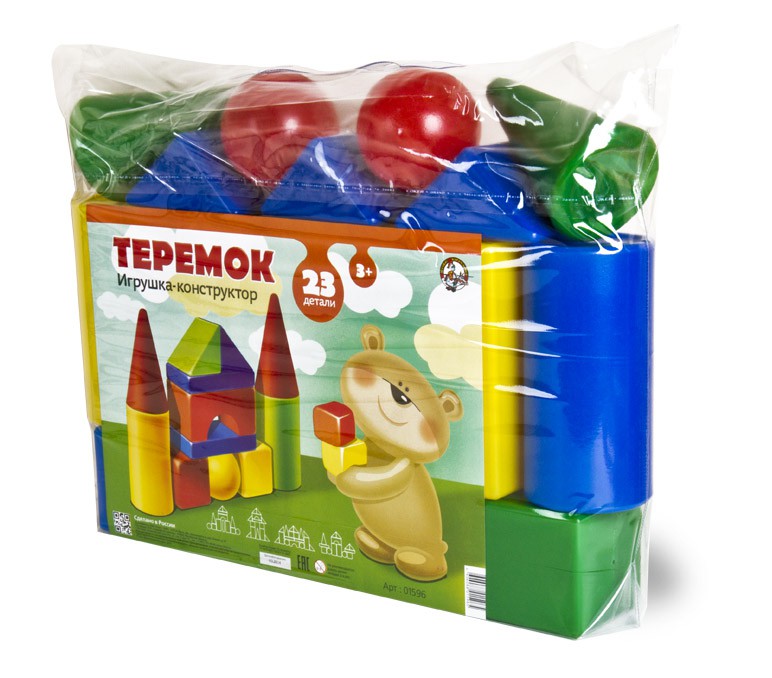 арт 01596 Теремок-23 эл. в пвх сумке 256,51 р (243,68р)10 шт