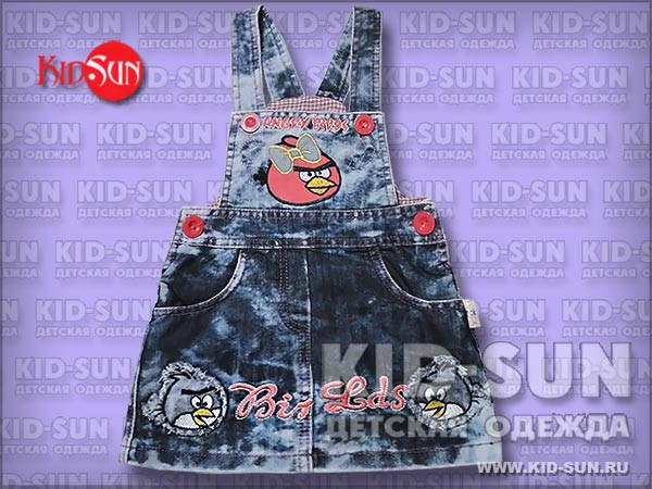 Сарафан джинсовый Angry Birds 460 р.jpg