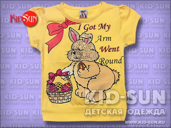 Футболка для девочки Rabbits Сrib   190 р.jpg